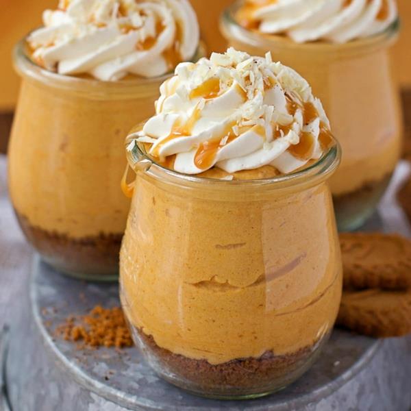 Recette de gâteau au fromage à la citrouille sans cuisson Gâteau au fromage sans cuisson