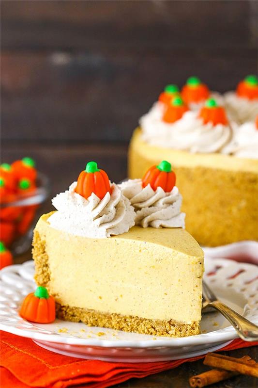 Recette de gâteau au fromage à la citrouille sans cuisson sans cuisson