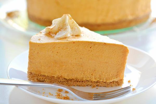 Recette de gâteau au fromage à la citrouille sans cuisson