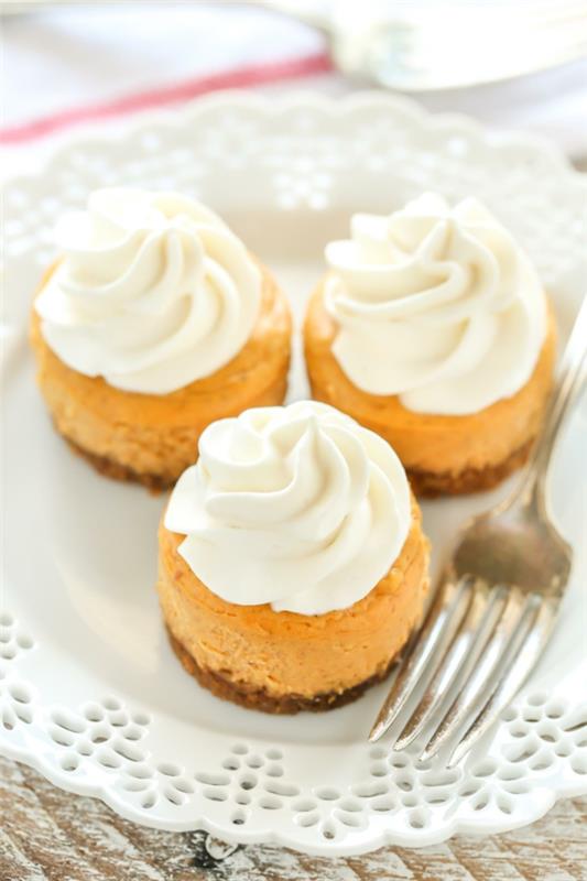 Gâteau au fromage à la citrouille sans cuisson Gâteau au fromage rond sans balises