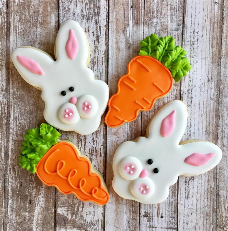Idées d'artisanat de Pâques - De délicieux lapins de Pâques à base de sucre et de carottes
