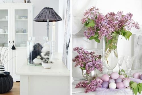 Décorations de Pâques et objets décoratifs fleurs de lapin de Pâques