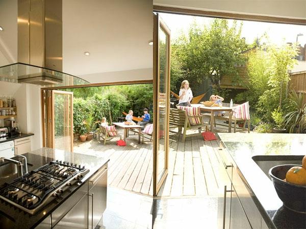 Meble kuchenne ogrodowe projektowanie letnie szkło