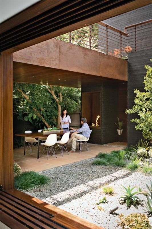 projektowanie ogrodów letnie meble kuchenne na zewnątrz