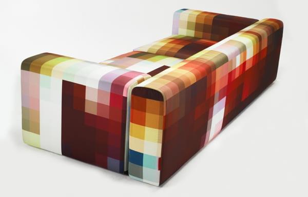Housse de canapé design Pixel