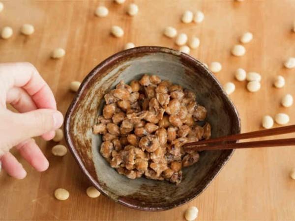 Nourriture probiotique Natto