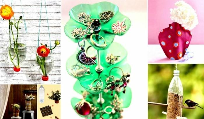 Recyclage de l'artisanat avec des fleurs de gobelets en plastique