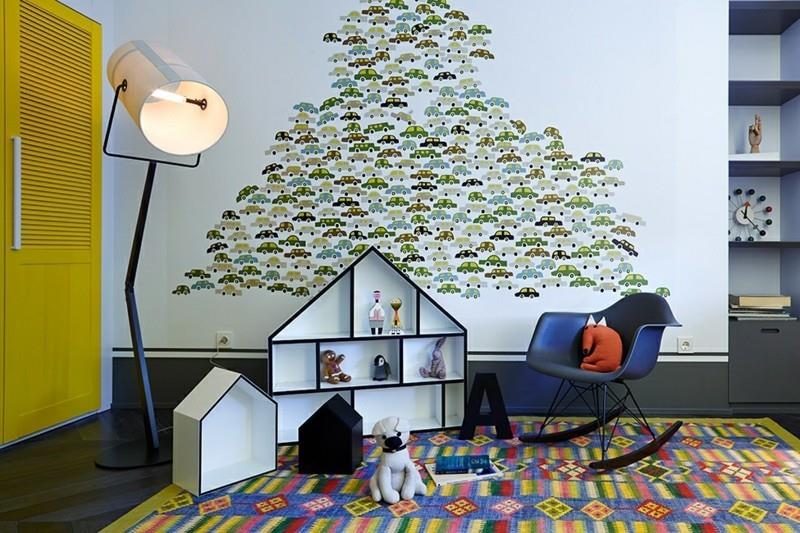 Chaise à bascule meubles de chambre d'enfants décoration murale jouets chaises à bascule