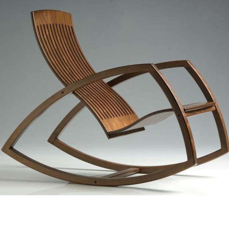 Chaise à bascule en bois chaises à bascule design moderne