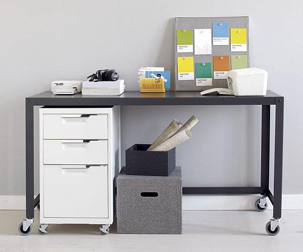 Eleganckie pudełka do projektowania domowego biura papiery notatki rolki do tablic