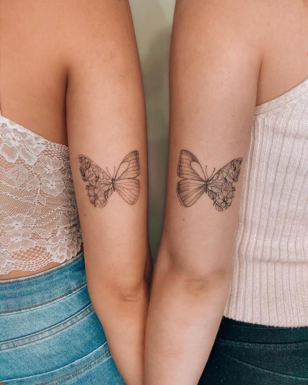 Motyle Tatuaże tatuaże 2020
