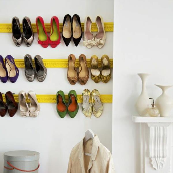 Zbuduj swój własny stojak na buty dla kobiet żółta ramka na zdjęcia