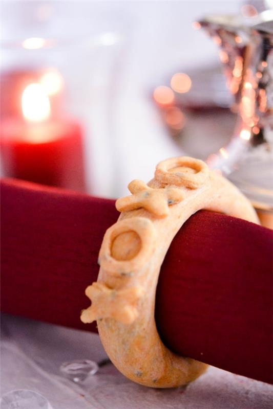 Anneaux de serviette Tinker pour Noël - idées élégantes et instructions pour une décoration de table festive anneaux comestibles serivetten xoxo
