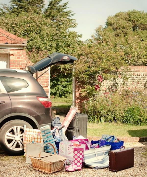 Voyages du Nouvel An avec des enfants avec des bagages