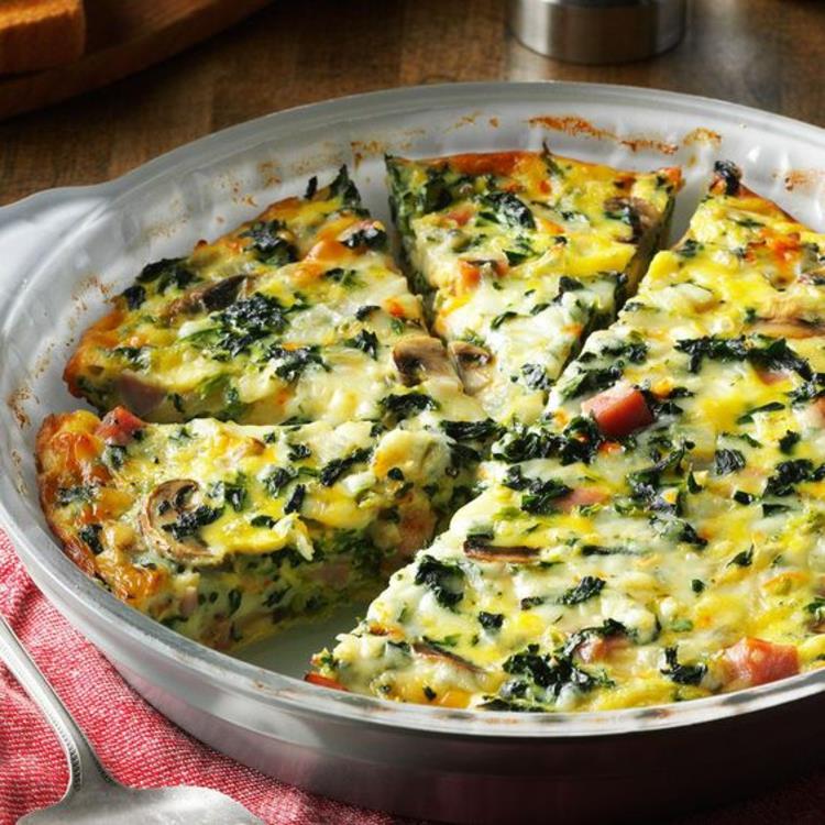 Recette de quiche aux épinards Pâte à quiche aux légumes et au fromage