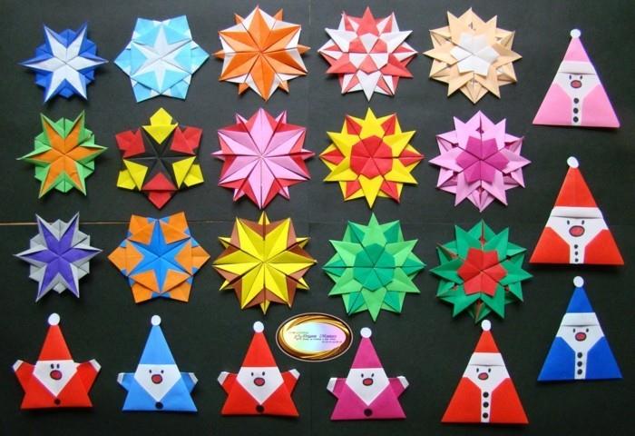 Faire des étoiles pour Noël avec des instructions d'origami alarme étoile