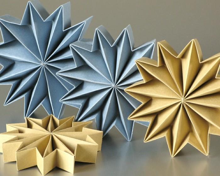 Tinker étoiles pour Noël avec instructions origami Décoration murale de Noël tinker leporello