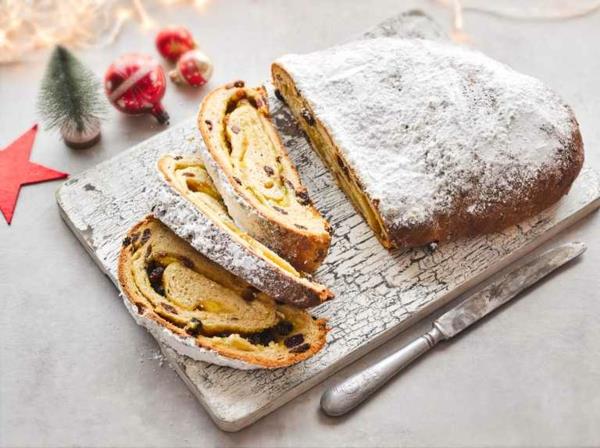 Stollen de pâtisserie pour Noël Recette de stollen de Noël