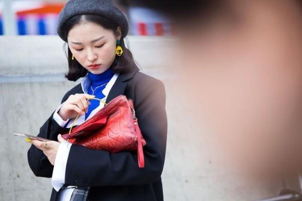 Tendances de la mode de rue pour le sac à main pour femme