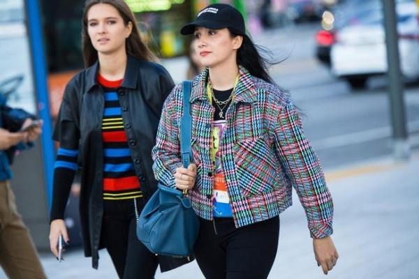 Mode de rue - magnifiques vêtements à carreaux