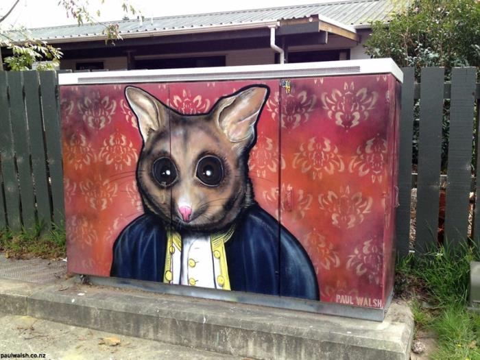 Artysta uliczny Kapitan Rat