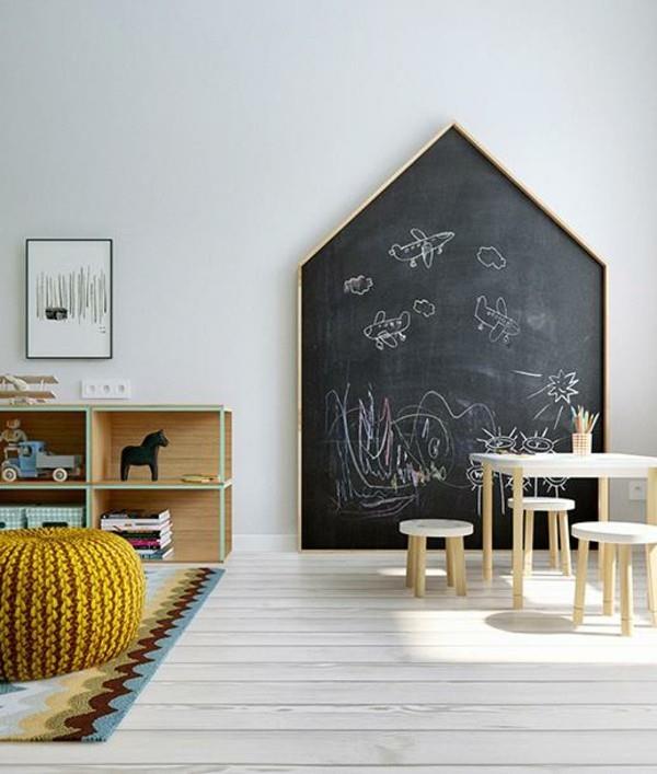 Tableau noir peinture mur pépinière meubles maison tableau de craie