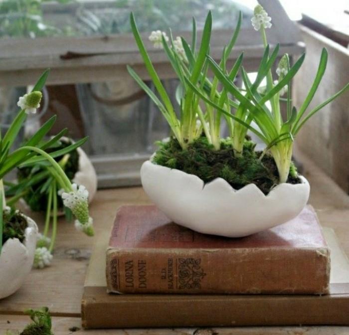 Pomysły na ceramikę Pomysły na ceramikę z dziećmi DIY POMYSŁY gliniany garnek ze skorupki jajka