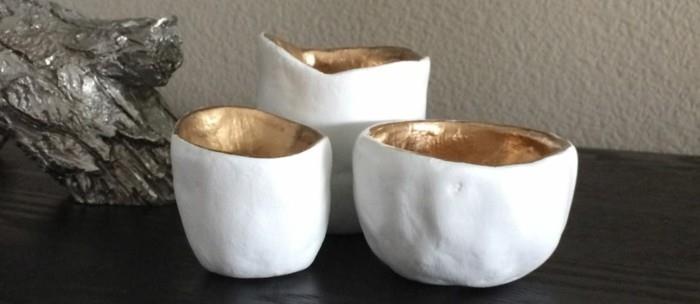 Pomysły na ceramikę Pomysły na ceramikę z dziećmi DIY POMYSŁY złoto