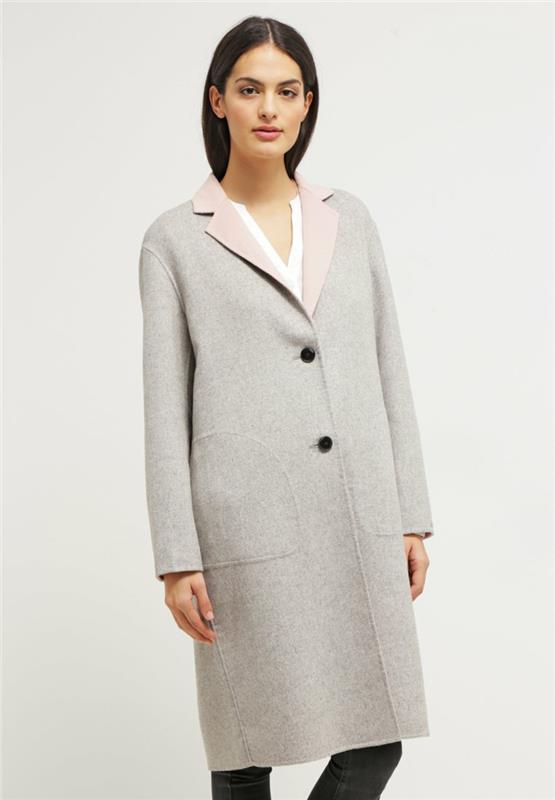 Tommy Hilfiger płaszcz damski Giselle wełniany płaszcz damski dwustronny