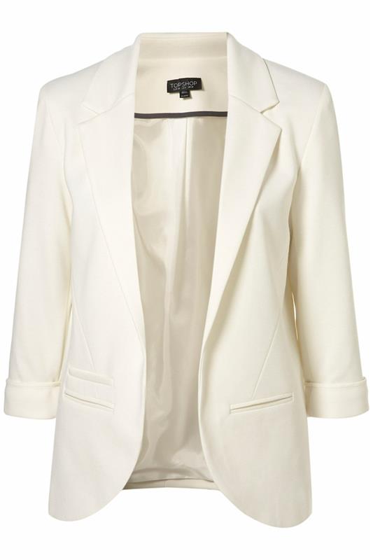 Top Shop dames veste blanc élégant affaires mode dames