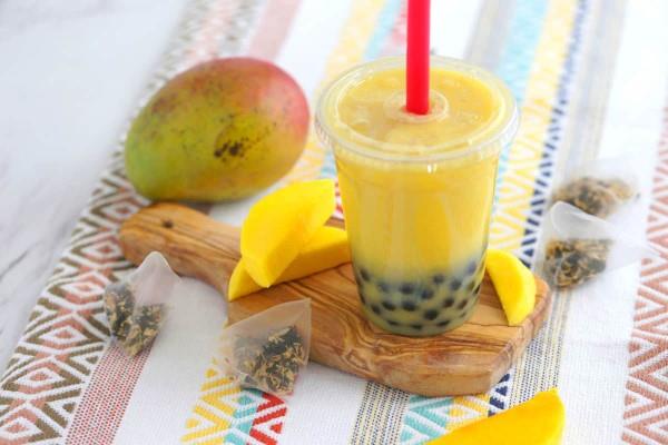 Recette de thé à bulles à la mode et idées délicieuses pour inspirer des idées de thé à la mangue