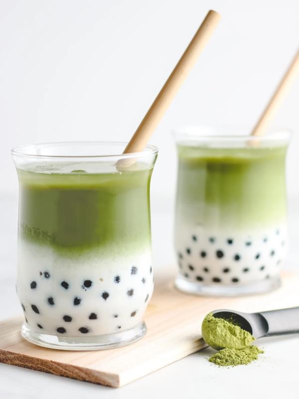 Recette de bubble tea tendance et de délicieuses idées pour vous inspirer thé matcha bubble green