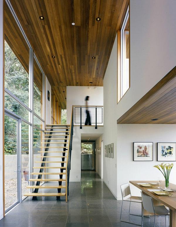 Przyjazna dla środowiska architektura i minimalistyczny design sufitu