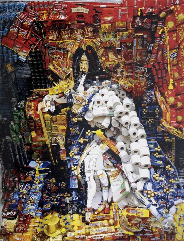 Superbes portraits anamorphiques de Bernard Pras antique