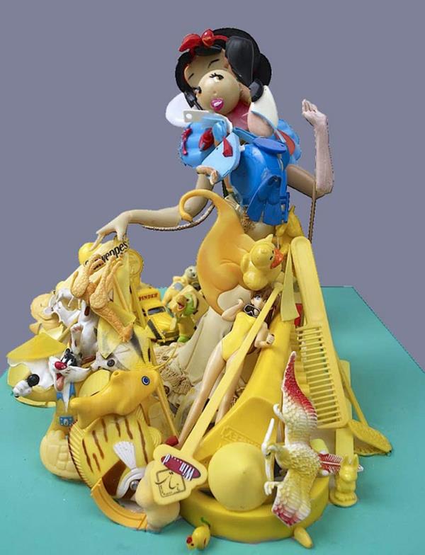Superbes portraits de Blanche-Neige anamorphique anamorphique par Bernard Pras
