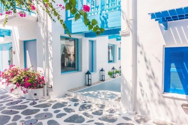 Beaucoup de culture histoire pure nature Sanorini Grèce meilleur lieu de vacances