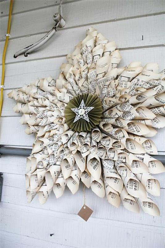 Les panneaux de bois de poinsettia créent vos propres modèles d'art en papier pour enfants