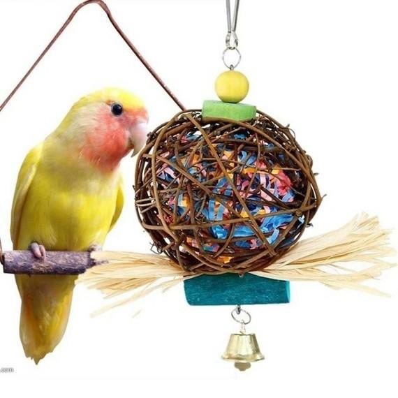 Zrób własne zabawki dla budgie DIY zabawki dla ptaków
