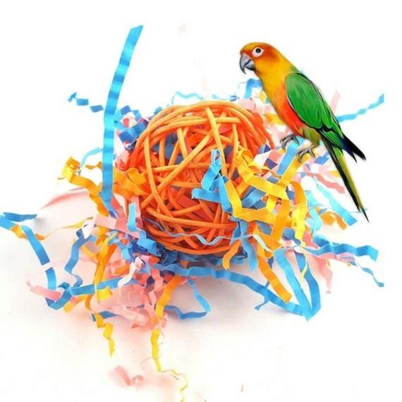 Budgie zabawki samemu robią DIY zabawki dla ptaków z rattanu