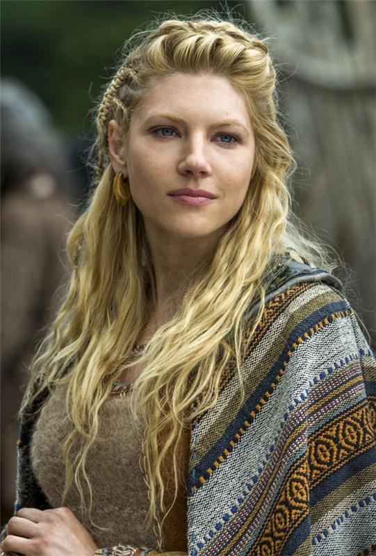 Coiffures vikings pour femmes et hommes, inspirées du spectacle de coiffure lagertha tresse de la culture nordique