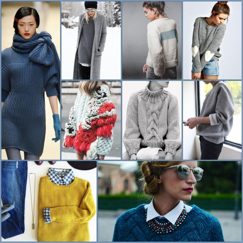 Mode d'hiver pull long femmes tendances photos de mode de rue