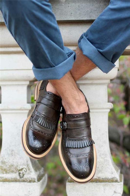 Buty zimowe męskie jesienne buty skórzane trendy 2015