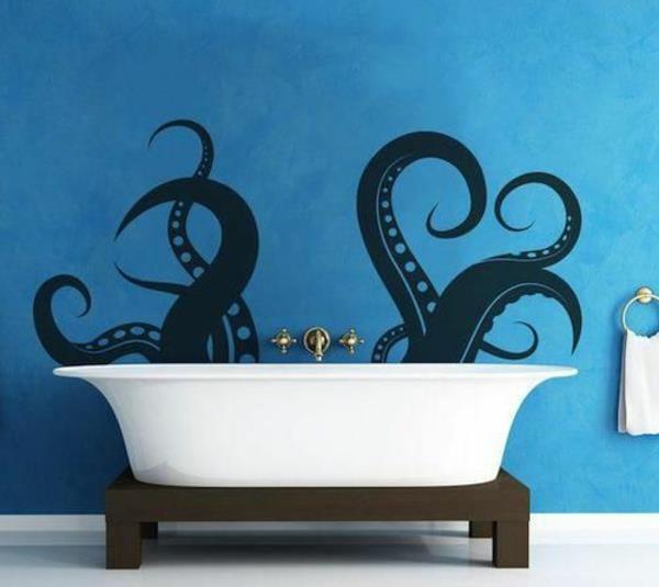 Idées pour la maison des murs pour une baignoire de décoration murale incroyable