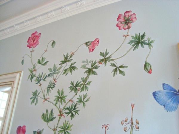 Idées pour la maison des murs pour de superbes fleurs de décoration murale