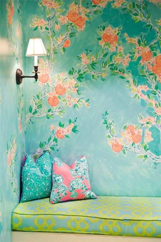 Murs idées de maison pour une décoration murale étonnante couleurs fraîches