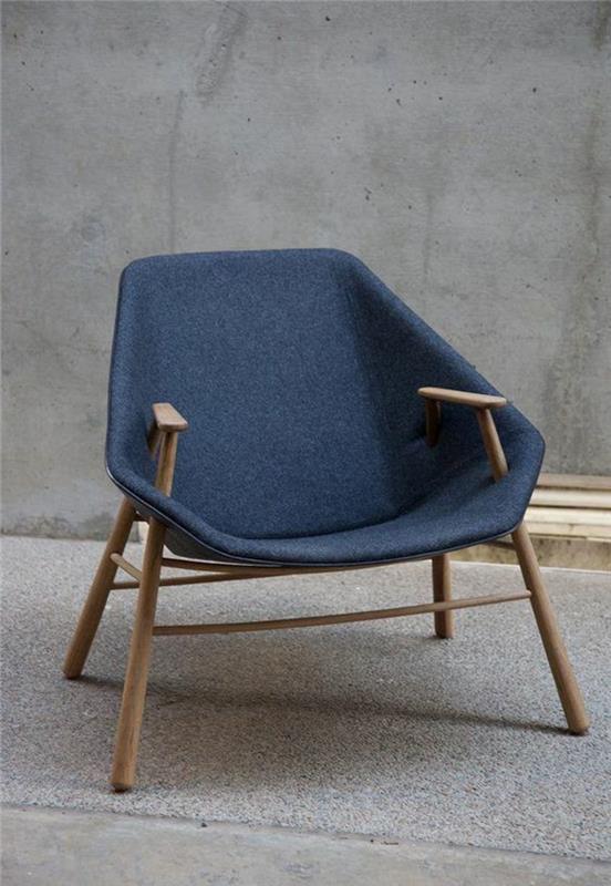 Chaises de salon chaises design ergonomiques fauteuils design bleu