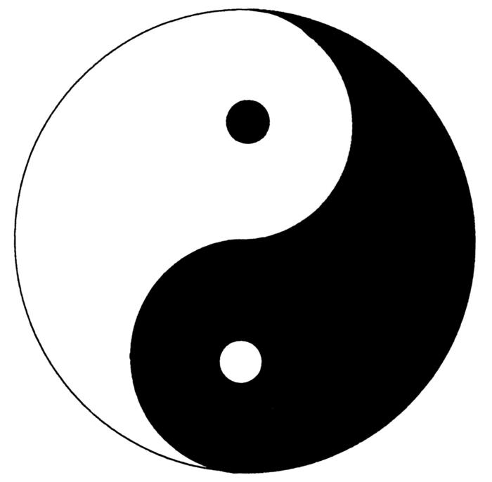 symbol yin yang oznaczający całość