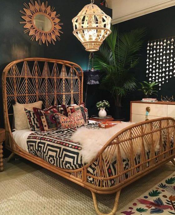 Conception de chambre contemporaine belle chambre élégante un design de lit particulièrement décoration de chambre accrocheuse