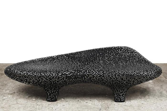 Meubles de sculptures en bois d'art contemporain