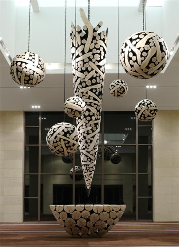 Art contemporain sculptures bois corée du sud galelrie